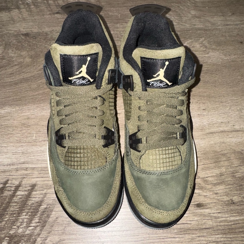 Nike Air Jordan Youth Olive Sneakers